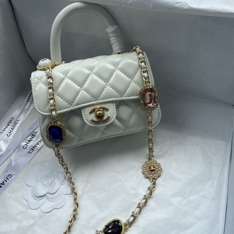 Ch**el top handle bags
